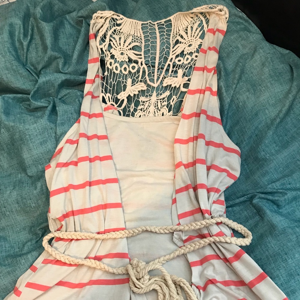Women’s striped fancy tank
